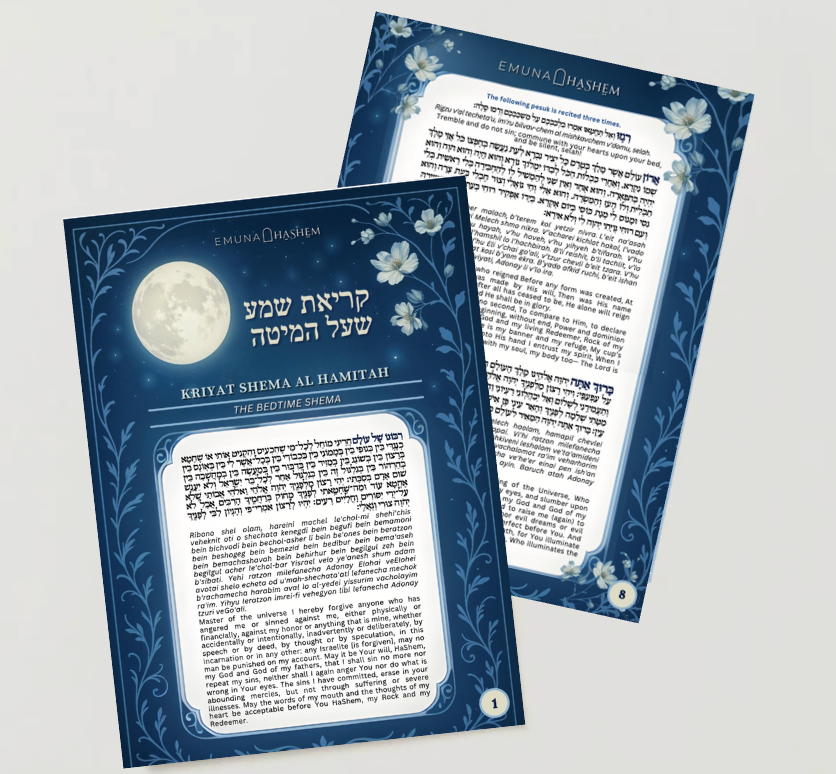 Nightly Jewish Prayers Packet